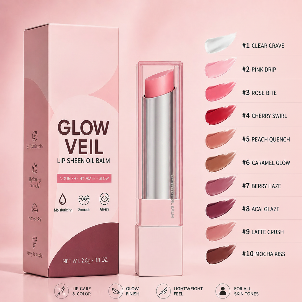 GLOW VEIL LIP SHEEN OIL BALM